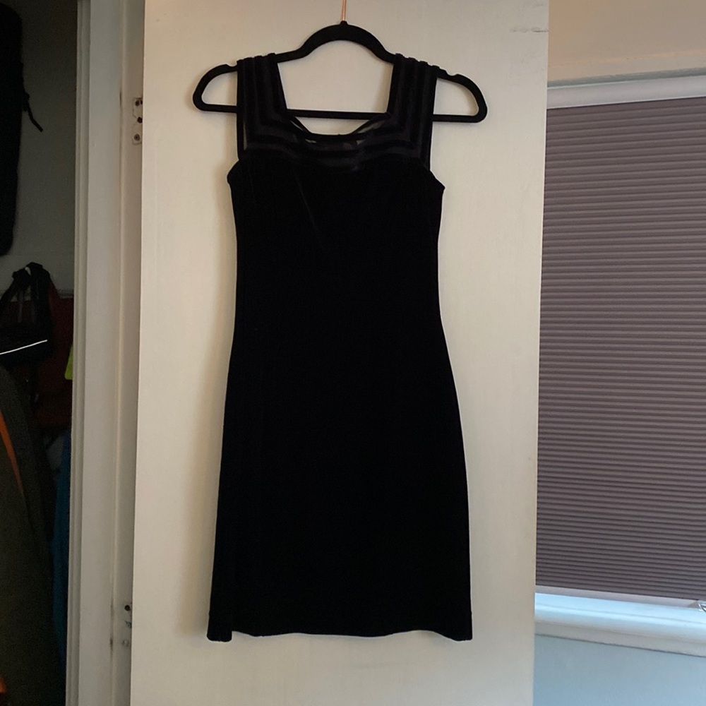 Vintage velvet dress, size small.